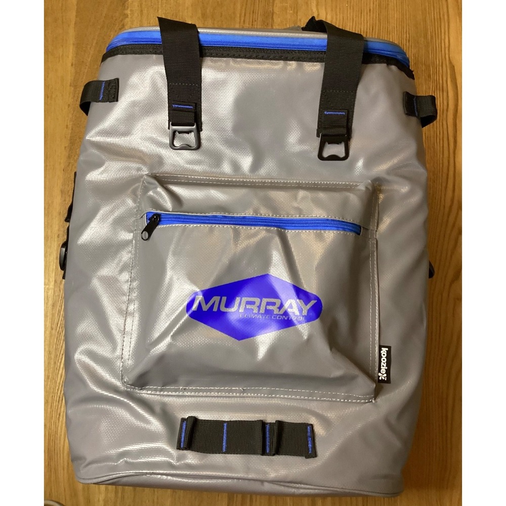 Koozie 36 Can Insulated Backpack Cooler Portable Ice Chest Grey